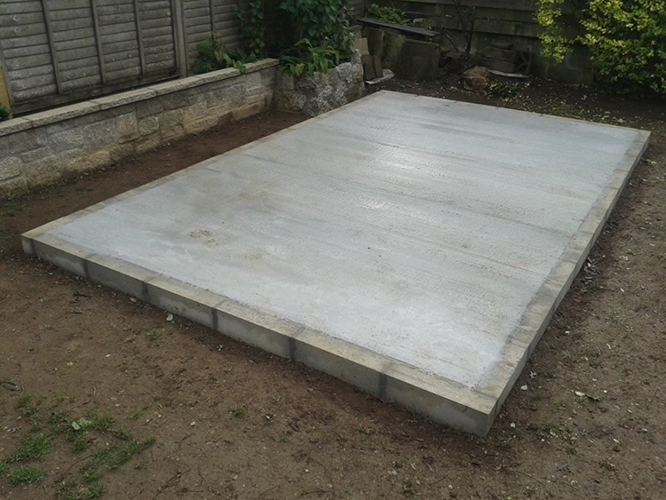 shed building, shed foundations